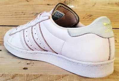 Adidas Superstar Low Leather Trainers UK8/US9.5/EU42 CP9722 Vapor Pink