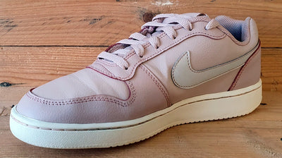 Nike Ebernon Low Leather Trainers UK6.5/US9/E40.5 AQ1779-200 Particle Beige Pink