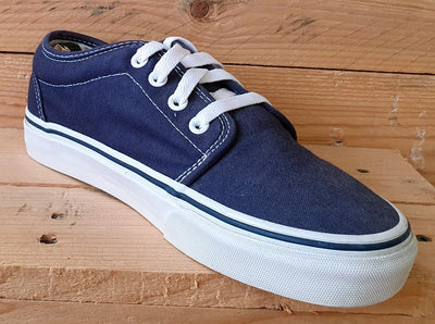 Vans Old Skool Canvas Low Trainers TB4R Dark Blue/White/Gumsole  UK4.5/US7/EU37