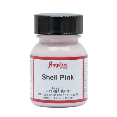 Angelus Acrylic Leather Paint - Shell Pink- 1fl oz / 30ml - Custom Sneakers