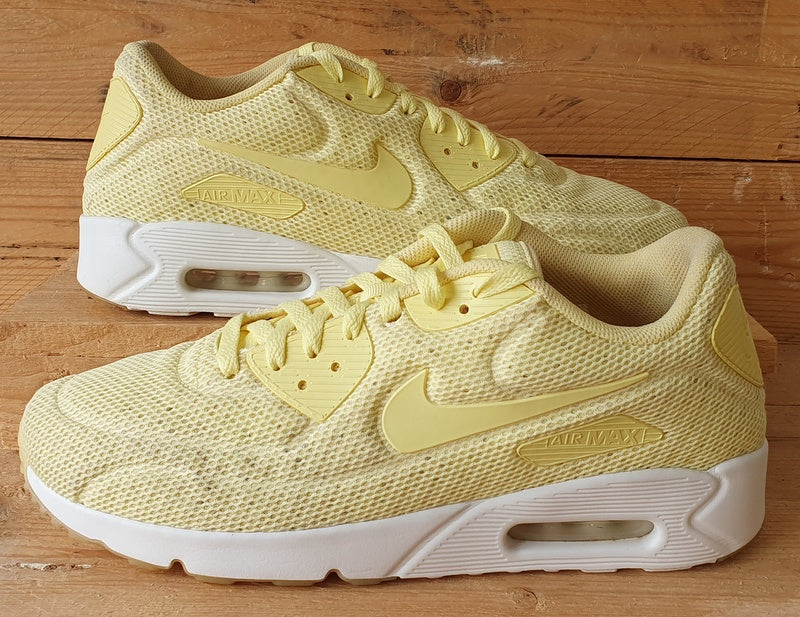 Nike Air Max 90 Ultra 2.0 BR Trainers UK10/US11/EU45 898010-700 Lemon Chiffon