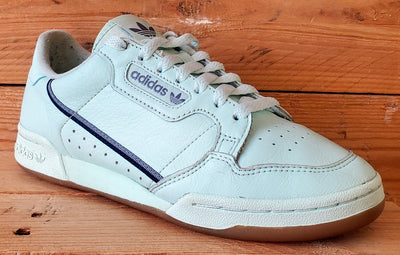 Adidas Continental 80 Low Leather Trainers UK6/US6.5/EU39 BD7641 Ice Mint