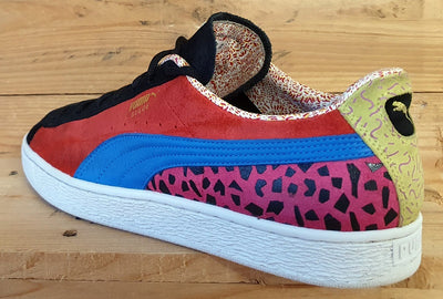 Puma Suede Yo! Low Trainers UK10/US11/EU44.5 383429-01 Red/Black/Blue/Pink