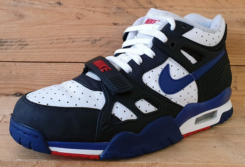 Nike Air Trainer 3 Mid Leather Trainers UK8/US9/EU42.5 CZ3568-001 White/Black