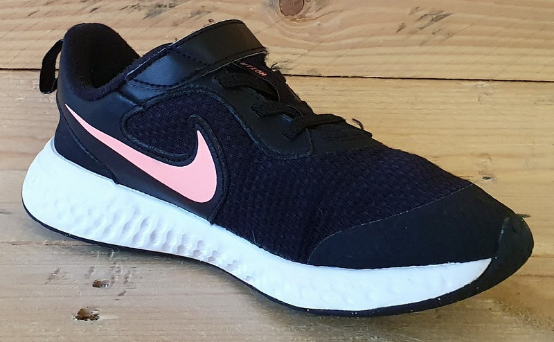 Nike Revolution 5 Low Kids Trainers BQ5672-002 UK13/US13.5C/EU31.5 Black/Pink