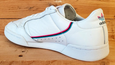Adidas Continental 80 Low Leather Trainers UK10/US10.5/EU44.5 FX3516 White