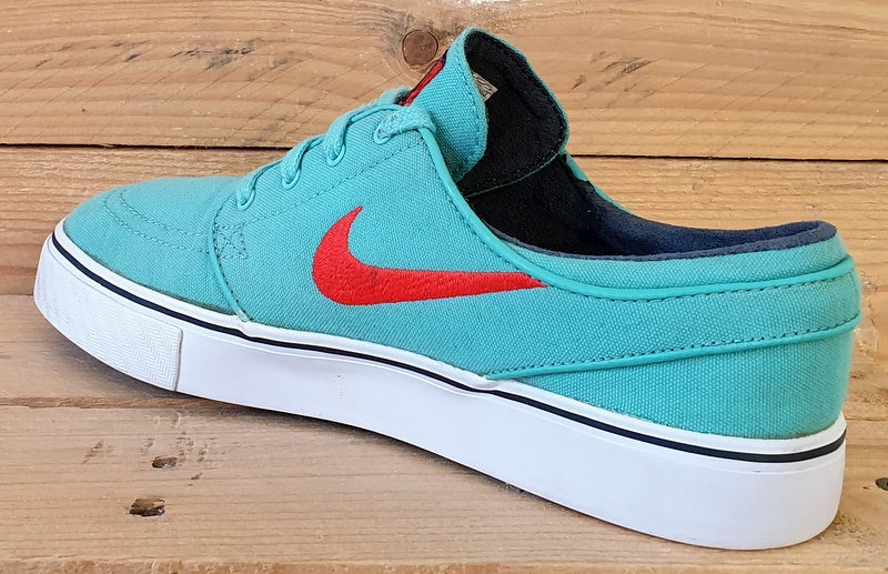 Nike Stefan Janoski Low Canvas Trainers UK5/US5.5/EU38 615957-300 Crystal Mint