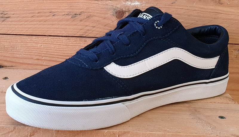 Vans Off The Wall Suede Trainers UK10.5/US11.5/EU45 721454 Navy/White