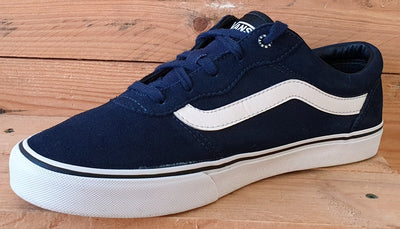 Vans Off The Wall Suede Trainers UK10.5/US11.5/EU45 721454 Navy/White