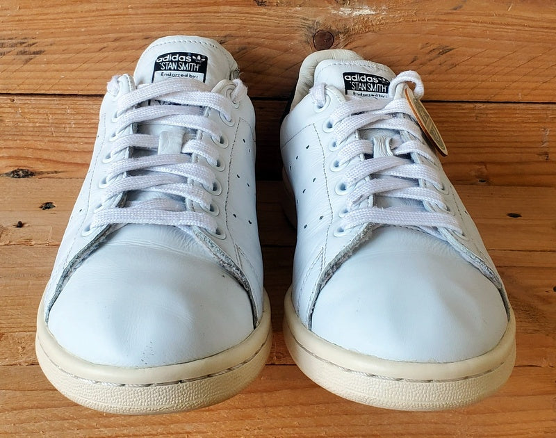 Adidas Stan Smith Low Leather Trainers UK6/US6.5/EU39 S75076 White/Black/Gold