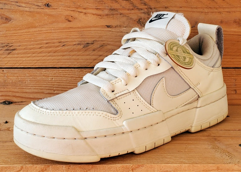 Nike Dunk Disrupt Low Leather Trainers UK6/US8.5/EU40 CK6654-105 Coconut Milk
