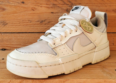 Nike Dunk Disrupt Low Leather Trainers UK6/US8.5/EU40 CK6654-105 Coconut Milk