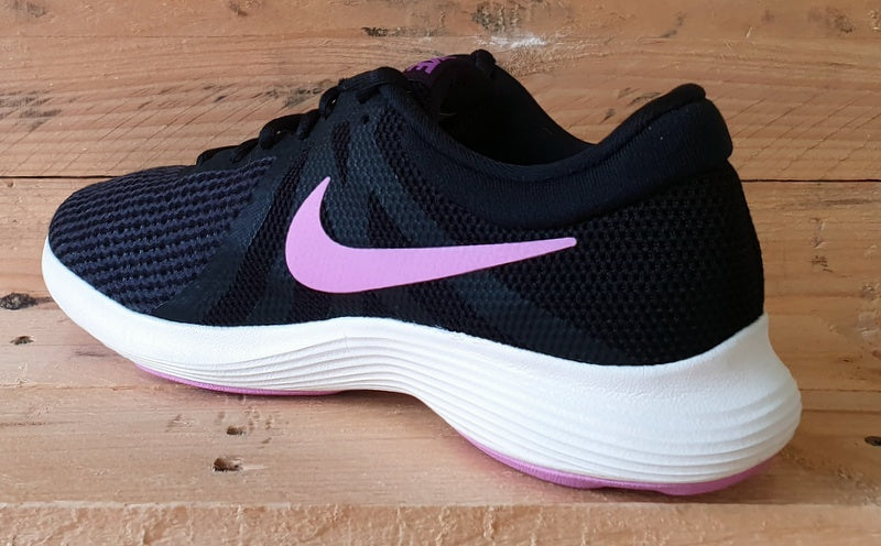 Nike Revolution 4 Textile Trainers UK5/US7.5/E38.5 908999-011 Black/Purple/White