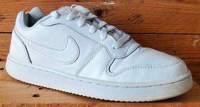 Nike Ebernon Low Leather Trainers UK8.5/US9.5/EU43 AQ1775-100 Triple White