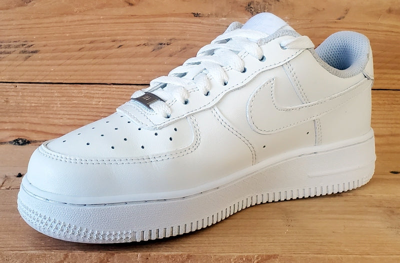 Nike Air Force 1 Low Leather Trainers UK4/US6.5/EU37.5 DD8959-100 Triple White