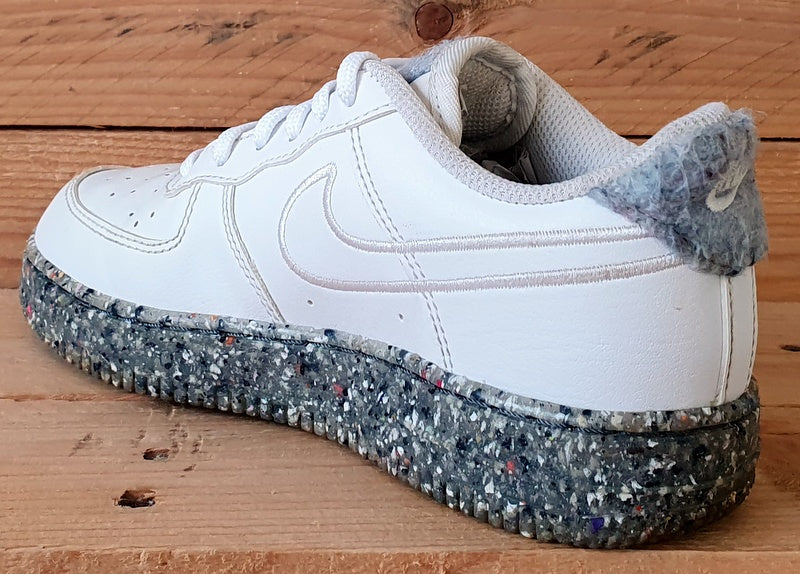 Nike Air Force 1 Recycled Trainers DB4597-100 White/Multi/Grey UK2/US2.5Y/EU34