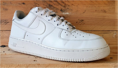 Nike Air Force 1 Low Leather Trainers UK8/US9/EU42.5 315122-111 Triple White