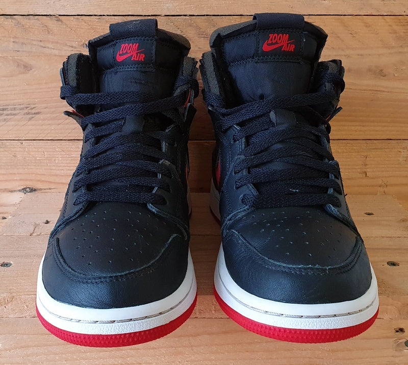 Nike Air Jordan 1 High Zoom Leather Trainers UK5/US7.5/EU38.5 CT0979-006 Bred