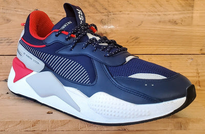 Puma RS-X Low Textile Trainers UK12/US13/EU47 369666-05 Navy/Grey/White