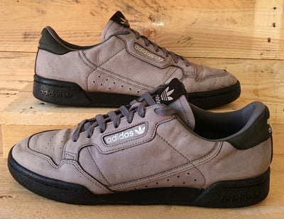 Adidas Continental 80 Low Leather Trainers UK10/US10.5/EU44.5 EH2295 Dark Grey