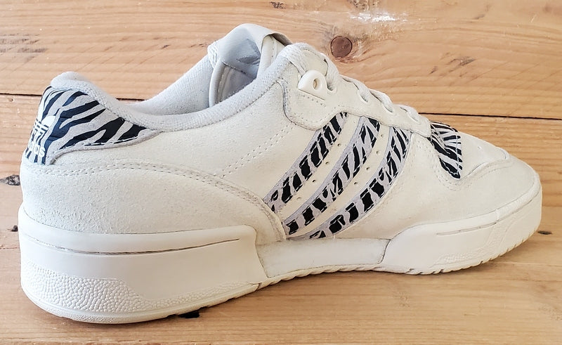 Adidas Rivalry Low Suede Trainers UK5.5/US7/EU38.5 EG9003 Grey/Zebra Print
