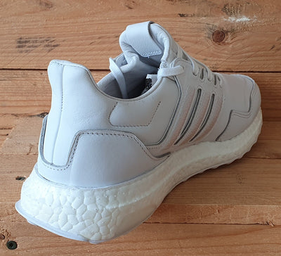 Adidas Ultra Boost Low Leather Trainers UK7/US7.5/EU40.5 EF1355 Triple White