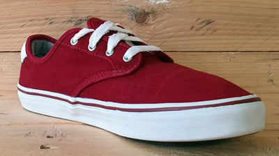 Vans Off The Wall Low Canvas Trainers UK5/US6/EU38 721356 Red/White/Gumsole