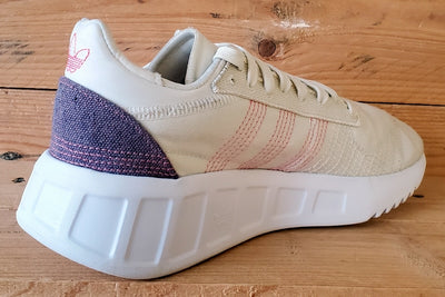 Adidas Geodiver Primeblue Textile Trainers UK5.5/US6/EU38.5 GZ4407 Cream/White