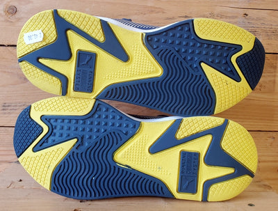 Puma RS-X Low Textile Trainers UK6/US7C/EU39 371626-02 Navy/White/Yellow