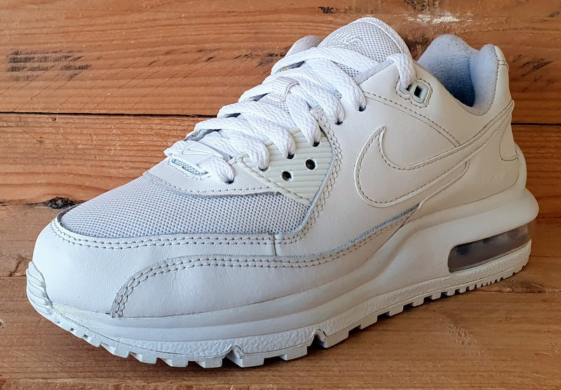 Nike Air Max Wright GS Low Trainers UK3/US3.5Y/EU35.5 CW1755-100 Triple White