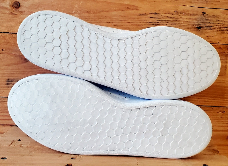 Adidas Neo Advantage Low Leather Trainers UK10/US10.5/EU44.5 F36422 White/Red