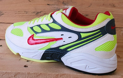 Nike Air Ghost Racer Trainers UK9/US10/E44 AT5410-100 White Atom Red Neon Yellow