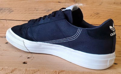 Adidas Continental Vulc Low Suede/Canvas Trainers UK8.5/US9/EU42.5 EF3524 Black