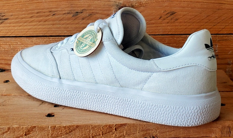 Adidas 3MC Vulc Low Canvas Trainers UK9/US9.5/EU43 B22705 Triple White