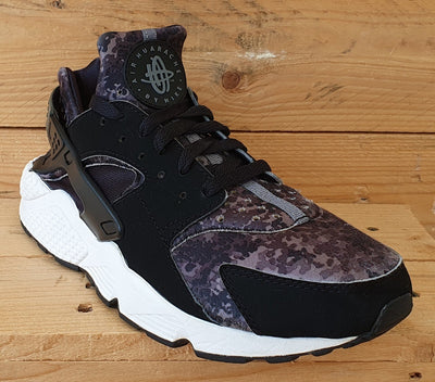 Nike Air Huarache Snow Camo Low Trainers UK8/US9/EU42.5 318429-015 Black