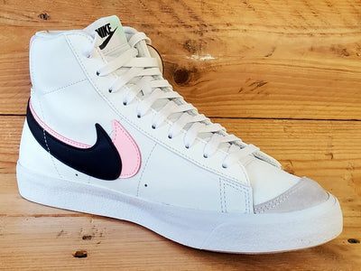 Nike Blazer 77 Mid Leather Trainers UK6/US6.5Y/EU39 DD1847-101 White/Pink