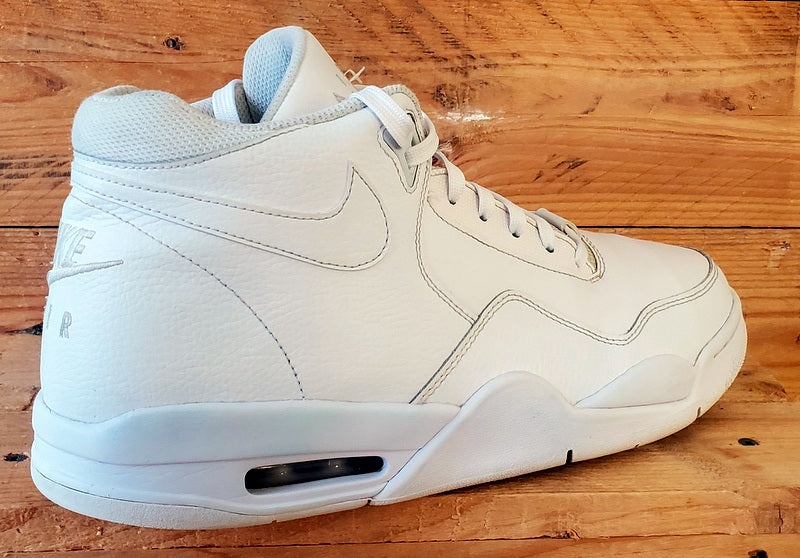 Nike Air Flight Legacy Leather Trainers UK10/US11/EU45 BQ4212-101 Triple White