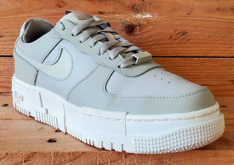 Nike Air Force 1 Pixel Leather Trainers UK5/US7.5/EU38.5 CK6649-104 Stone Bone