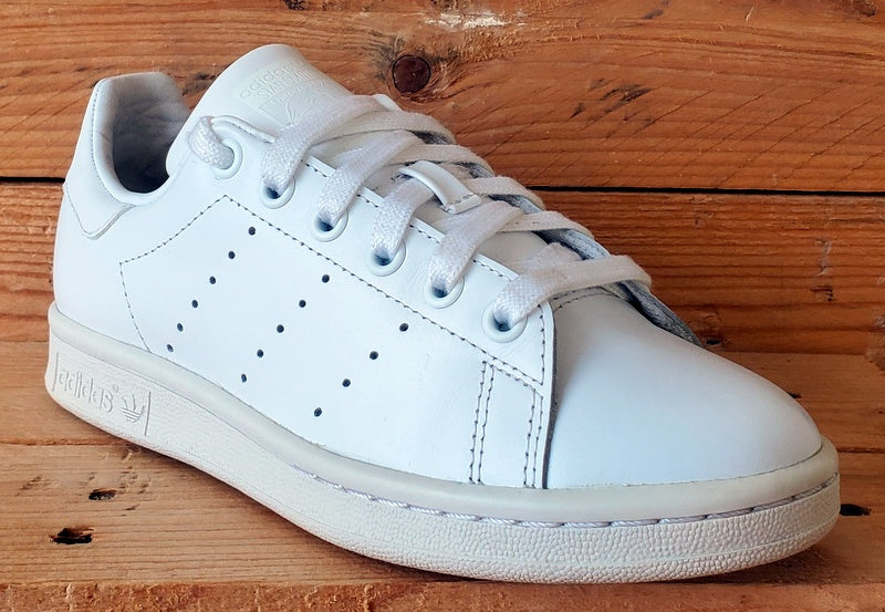 Adidas Stan Smith Low Leather Trainers UK3.5/US4/EU36 S75104 Triple Cloud White