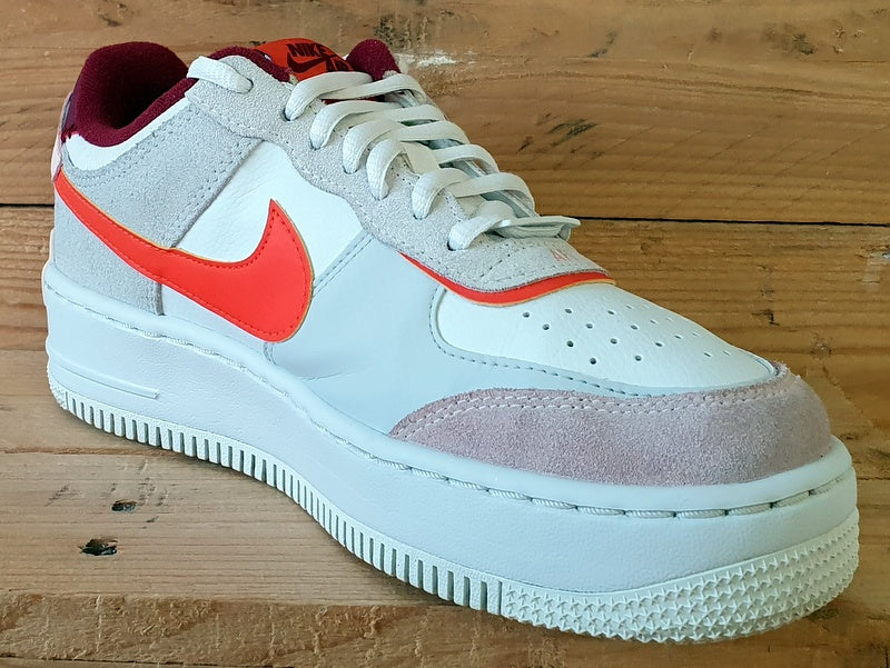 Nike Air Force 1 Shadow Low Trainers UK5/US7.5/EU38.5 CU8591-600 Orange Pearl