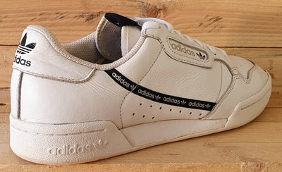 Adidas Continental 80 Low Leather Trainers UK8.5/US10/EU42.5 EG3060 White