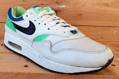 Nike Air Max 1 DNA CH Low Leather Trainers UK8/US9/EU42.5 AR3863-100 Green Royal