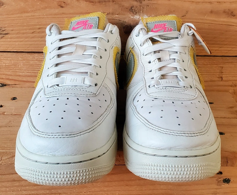 Nike Air Force 1 LX Leather Trainers UK5.5/US8/EU39 CZ8104-100 White/Uni Gold