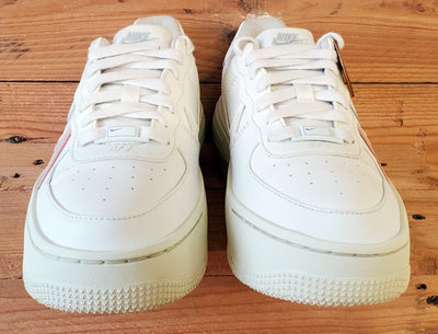 Nike Air Force 1 PLT.AF.ORM Low Leather Trainers UK5/US7.5/E38.5 DJ9946-104 Sail