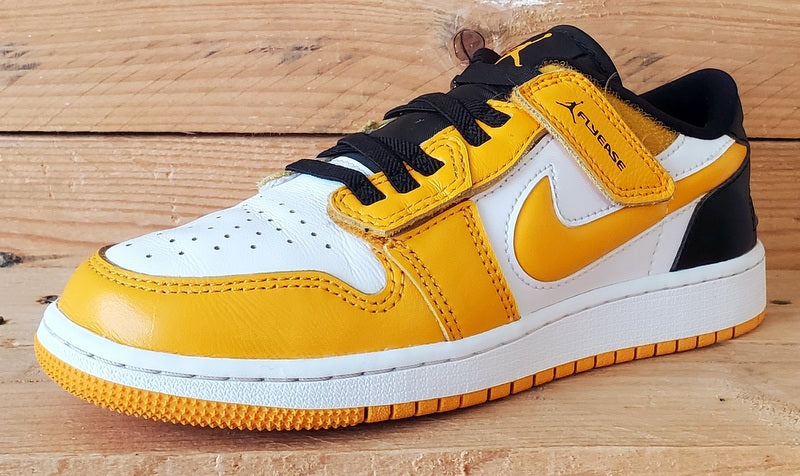 Nike Air Jordan 1 Flyease Low Trainers UK4/US4.5Y/EU36.5 DN4639-107 Yellow/White