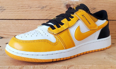 Nike Air Jordan 1 Flyease Low Trainers UK4/US4.5Y/EU36.5 DN4639-107 Yellow/White