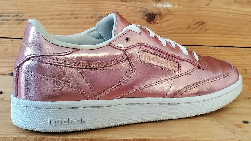 Reebok Club C 85 Low Leather Trainers UK6/US8.5/EU39 CN0512 Pink Shine/White