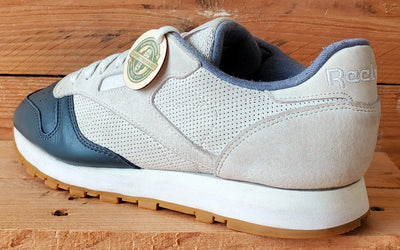 Reebok Classic Low Leather Trainers UK7.5/US8.5/EU41 BS5080 Grey/White/Gum