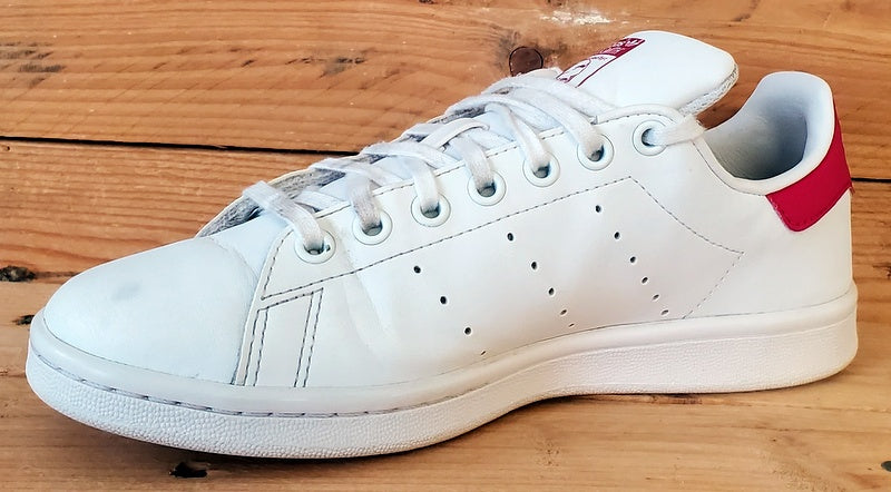 Adidas Stan Smith Low Leather Trainers UK5.5/US6/EU38.5 FX7522 White/Pink