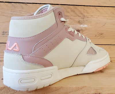 Fila Teratech 600 Mid Suede Trainers UK6.5/US9/EU40 5BM01832-152 Beige/Pink